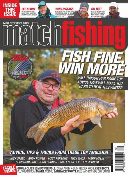 Match Fishing – December 2023 Cover