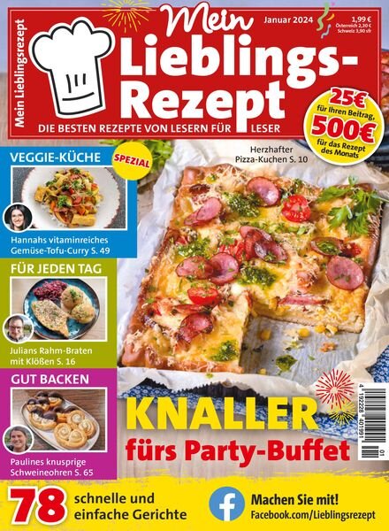 Mein Lieblingsrezept – Januar 2024 Cover