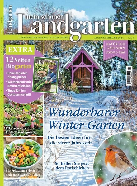Mein schOner Landgarten – Januar 2024 Cover