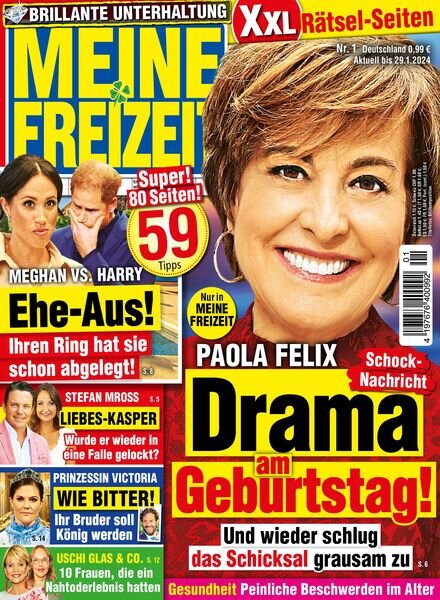 Meine Freizeit – Januar 2024 Cover
