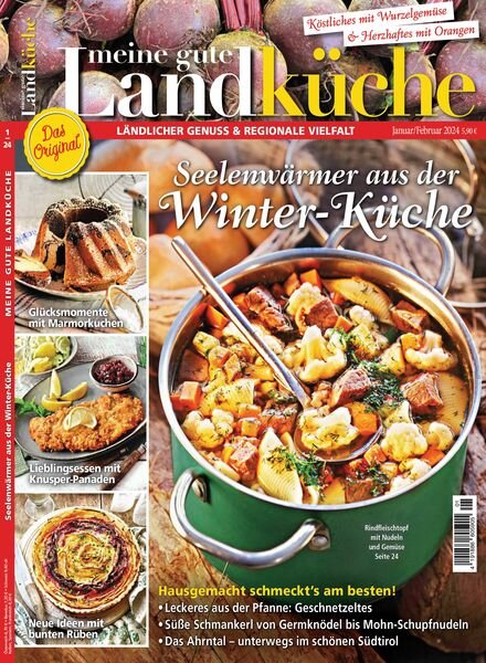 Meine gute Landkuche – Januar 2024 Cover