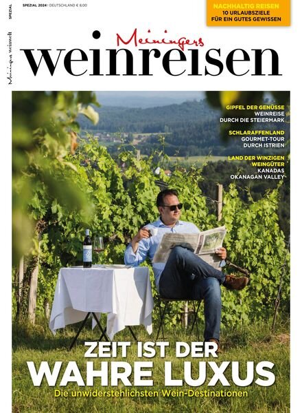 Meiningers Weinwelt – Weinreisen 2024 Cover