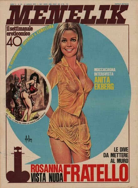 Menelik – N 40 – 21 Luglio 1972 Cover