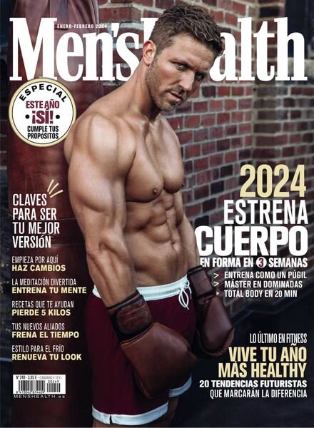 Men’s Health Espana – Enero-Febrero 2024 Cover