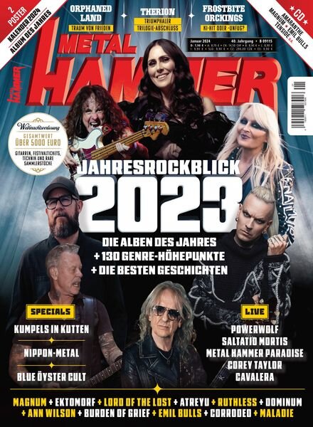 Metal Hammer Germany – Januar 2024 Cover