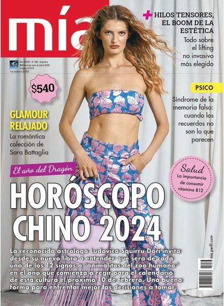 Mia Argentina – 1 Diciembre 2023 Cover