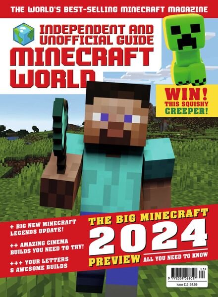 Minecraft World Magazine – Issue 113 – 28 December 2023 Cover