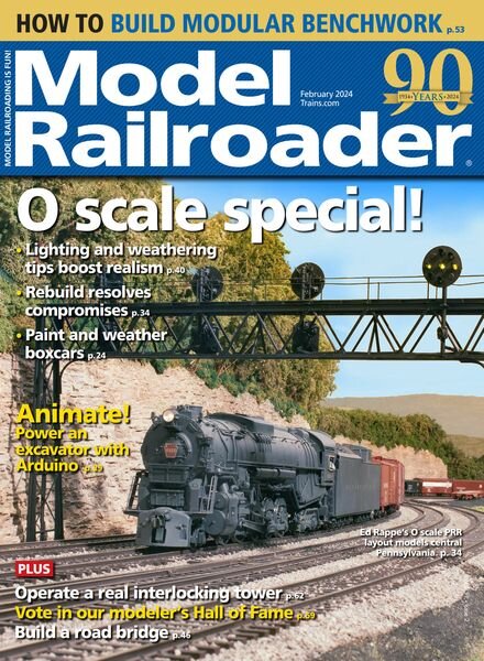 Model Railroader – Februrary 2024 Cover