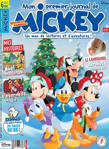 Mon Premier Journal de Mickey – Decembre 2023 Cover