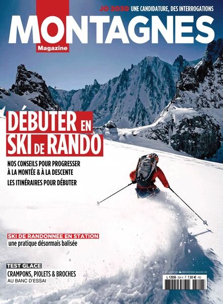Montagnes Magazine – Janvier 2024 Cover