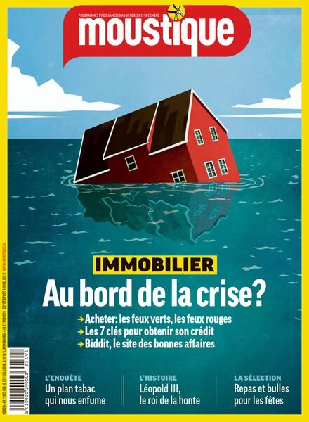 Moustique Magazine – 6 Decembre 2023 Cover