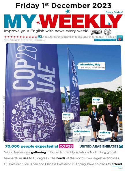 My Weekly fr – 1 Decembre 2023 Cover