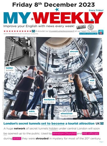 My Weekly fr – 8 Decembre 2023 Cover