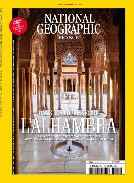 National Geographic France – Decembre 2023 Cover