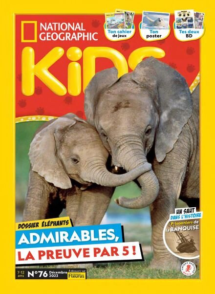 National Geographic Kids France – Decembre 2023 Cover