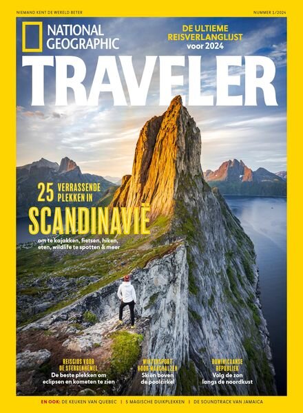 National Geographic Traveler Nederland – Januari 2024 Cover