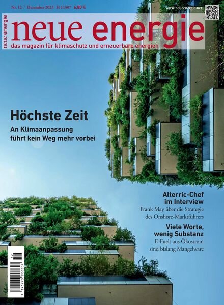 Neue Energie – Dezember 2023 Cover