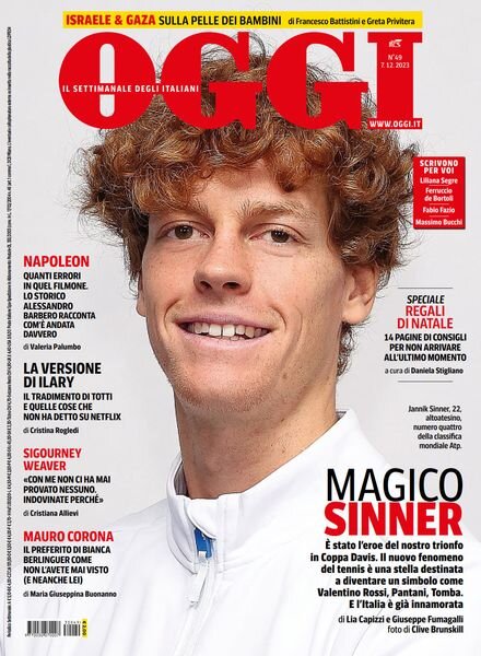 Oggi – 7 Dicembre 2023 Cover
