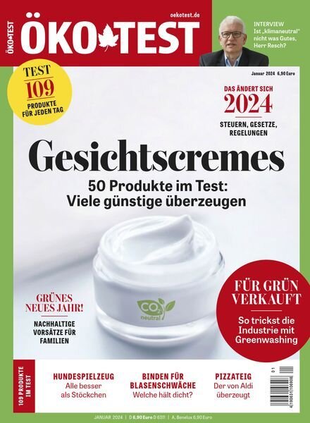 Okotest – Januar 2024 Cover