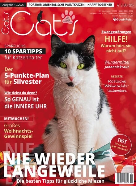 Our Cats – Dezember 2023 Cover