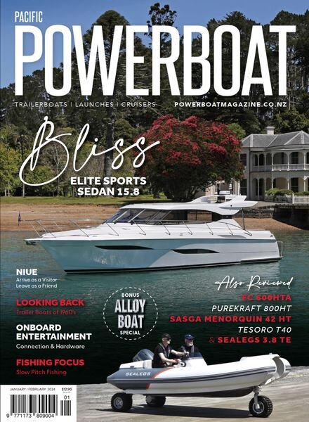Pacific PowerBoat Magazine – January-February 2024 Cover