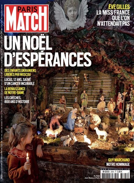 Paris Match – 21 Decembre 2023 Cover