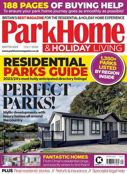 Park Home & Holiday Living – Winter 2023 Cover