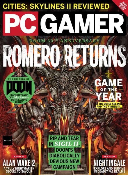 PC Gamer USA – Issue 379 – February 2024 Cover