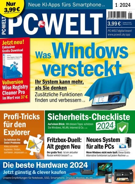 PC Welt – Januar 2024 Cover