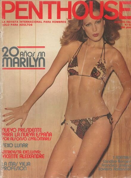 Penthouse Spain – August 1982 Cover