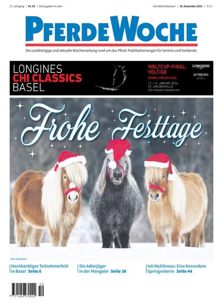 PferdeWoche – 20 Dezember 2023 Cover