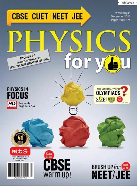 Physics For You – December 2023 Cover