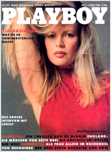 Playboy Germany – Nr 3 Marz 1988 Cover