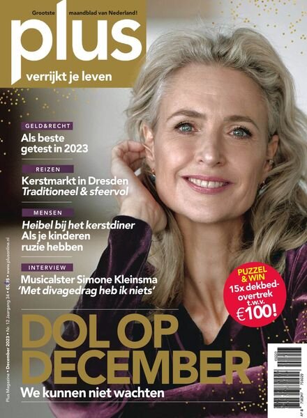 Plus Magazine Netherlands – December 2023 Cover