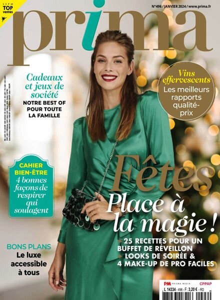 Prima France – Janvier 2024 Cover