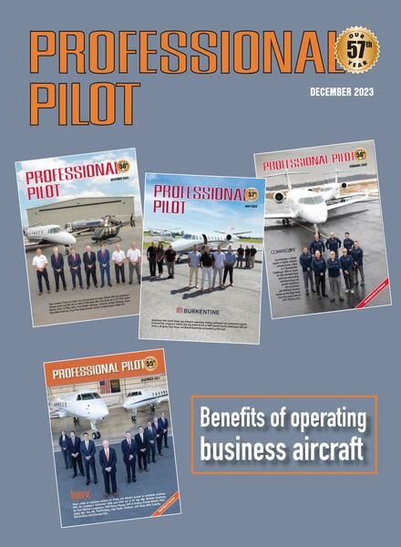 Professional Pilot Magazine – December 2023 Cover