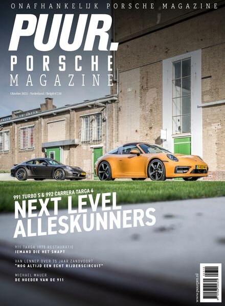 PUUR Porsche Magazine – Oktober 2023 Cover