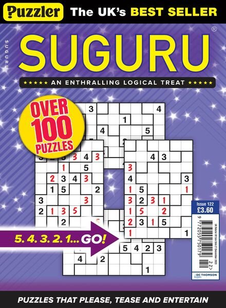 Puzzler Suguru – Issue 122 – 29 November 2023 Cover