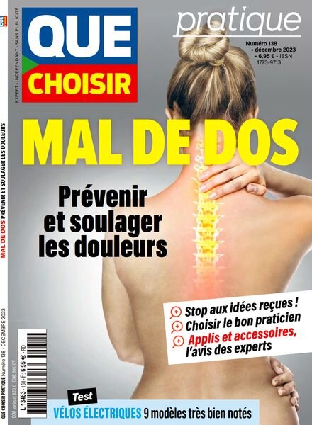 Que Choisir Pratique – Decembre 2023 Cover