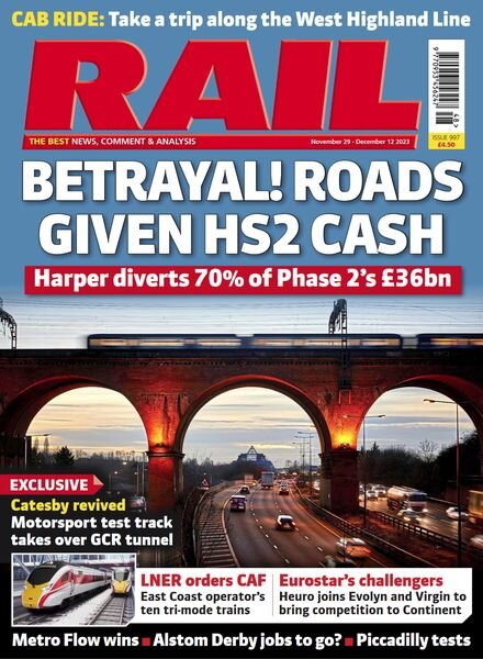 Rail – Issue 997 – 29 November 2023 Cover