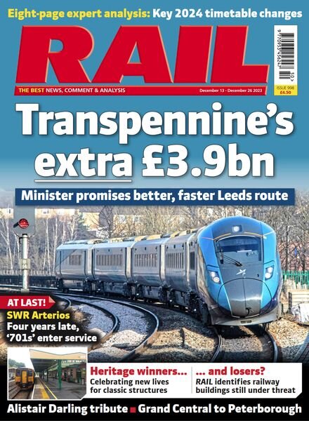 Rail – Issue 998 – December 13 2023 Cover