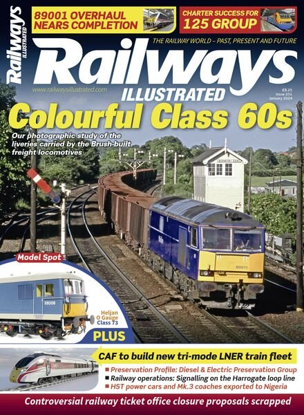 Railways Illustrated – January 2024 Cover