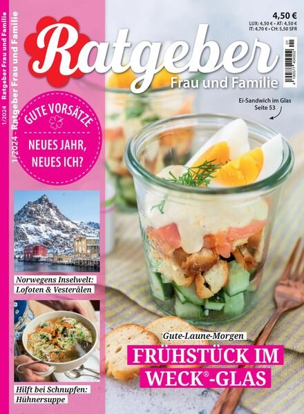 Ratgeber Frau und Familie – Januar 2024 Cover