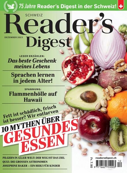 Reader’s Digest Schweiz – Dezember 2023 Cover