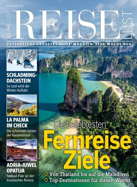 Reiselust – 28 November 2023 Cover