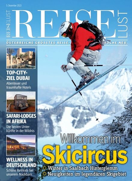 Reiselust – 5 Dezember 2023 Cover