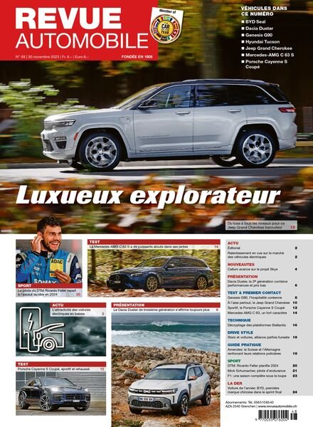 Revue Automobile – 30 Novembre 2023 Cover