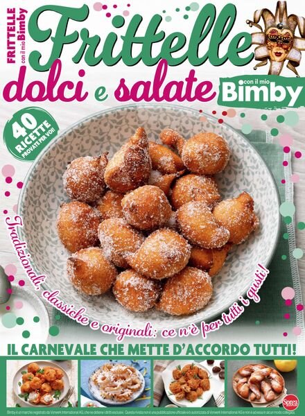Ricette per il Mio Bimby Speciale – Frittelle dolci e salate con il mio Bimby – Gennaio-Febbraio 2024 Cover
