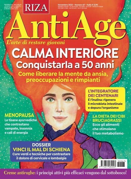Riza AntiAge – Novembre 2023 Cover