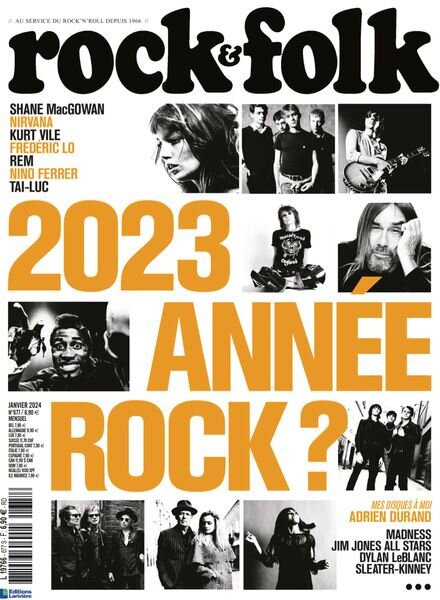 Rock & Folk – Janvier 2024 Cover